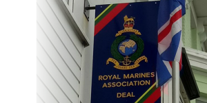 The exterior sign of Royal Marines Association Deal